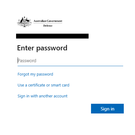 Example image showing the Microsoft security-info account selection page.